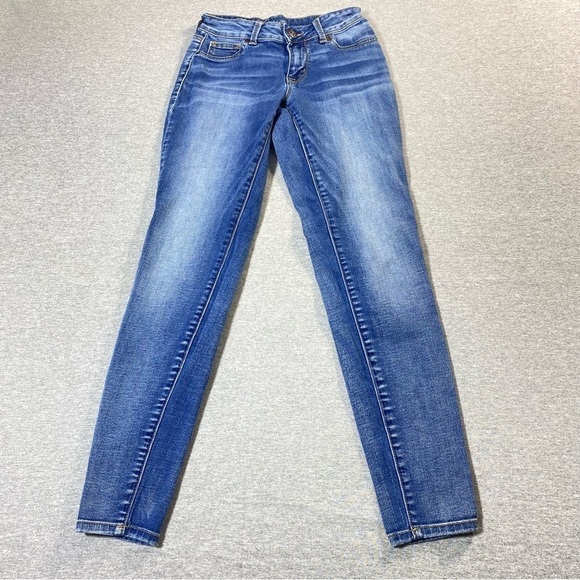 Maurices Denim - Maurices Jegging Jeans Women's Sz XS REG Blue Low Rise Stretch Casual Denim